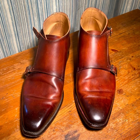 Carlos Santos Double Monk Strap Boots. UK9 - Picture 3 of 12